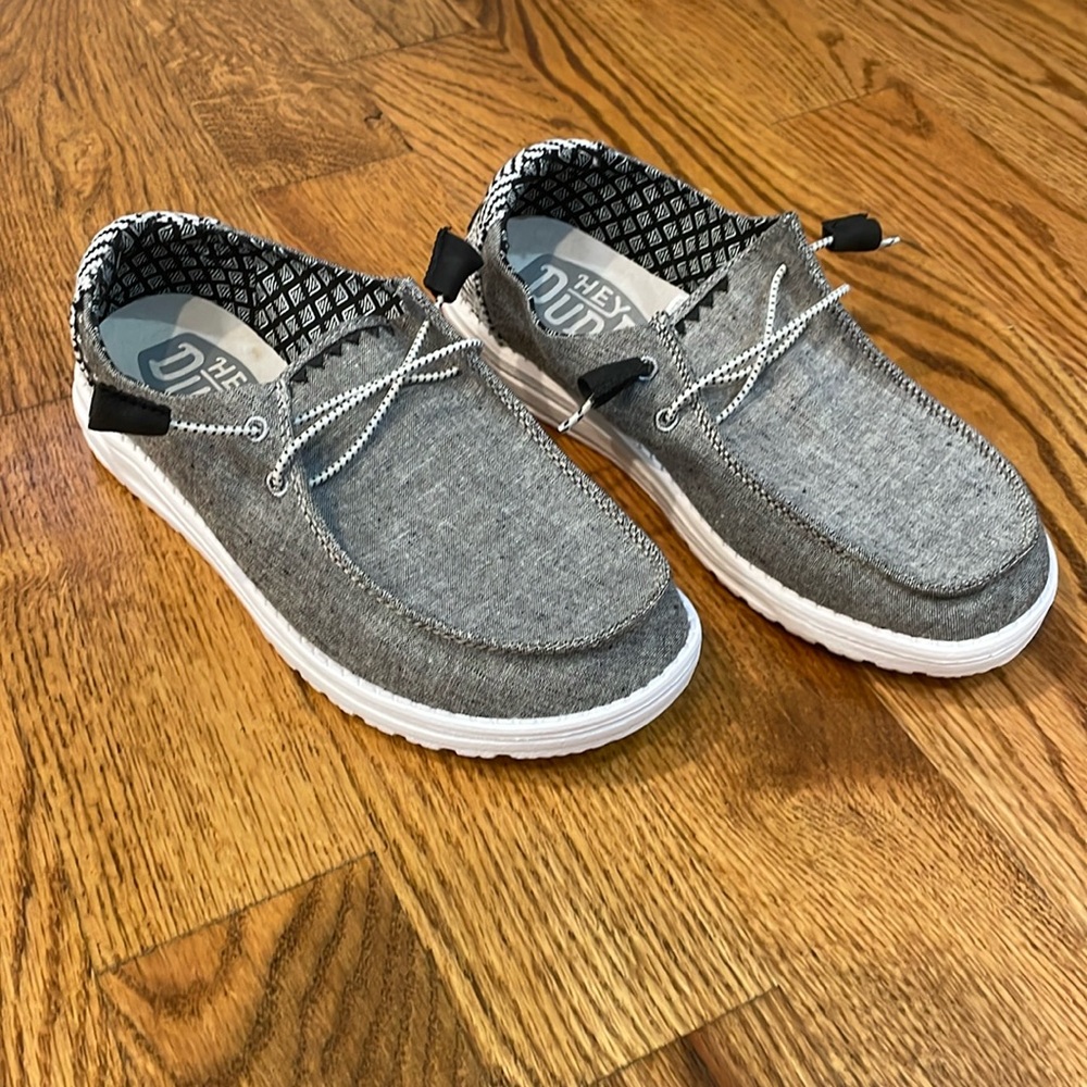 Womens Hey Dude Shoes. Size 8. Worn Once. Like New Condition.